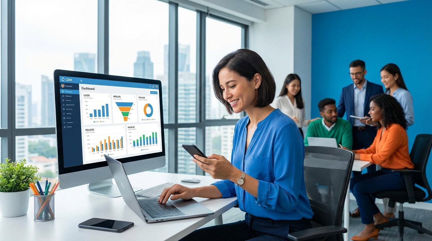 crm lead management for insurance brokers