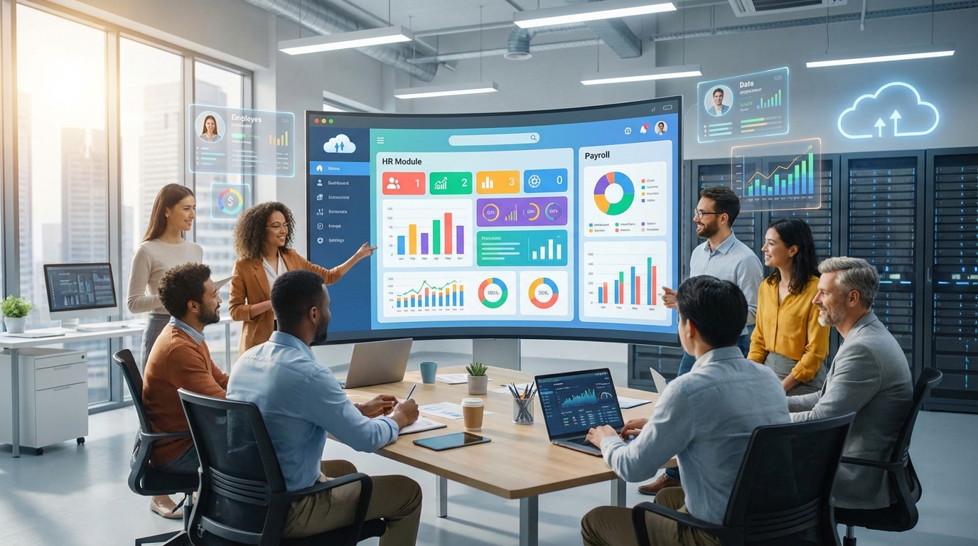 hr and payroll modules for cloud erp systems